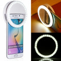 Portable Selfie Ring Light - Clip-On LED Light for Phone, Tablet & Laptop