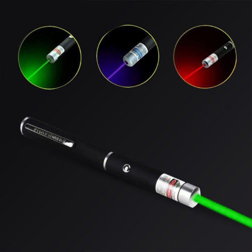 3-Pack Laser Pointer Pens - Green, Blue & Red Visible Beam Pointers