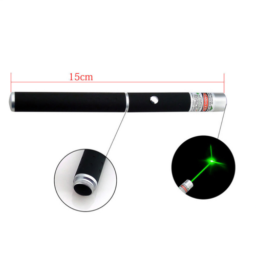 3-Pack Laser Pointer Pens - Green, Blue & Red Visible Beam Pointers