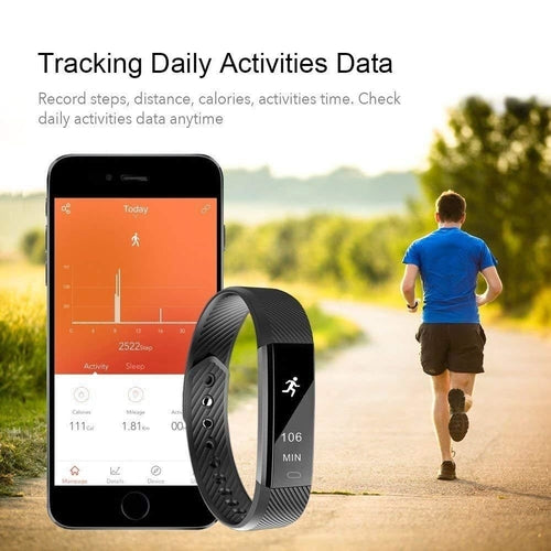 SmartFit Slim Activity Tracker - Fitness Watch with Heart Rate Monitor & Extra Strap