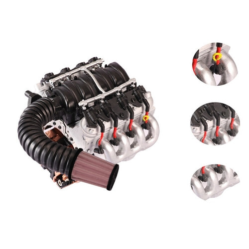 V8 Cooling Fan - Professional Metal Cooling System for RC Cars & Vehicles