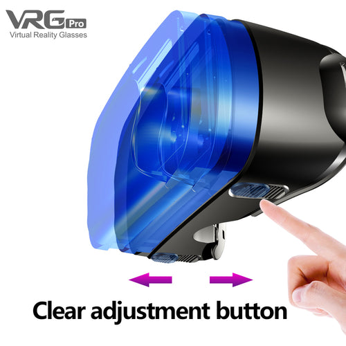 Budget 3D VR Headset - Large Screen Virtual Reality Glasses for Smartphones