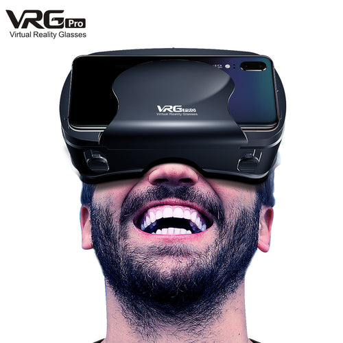 Budget 3D VR Headset - Large Screen Virtual Reality Glasses for Smartphones