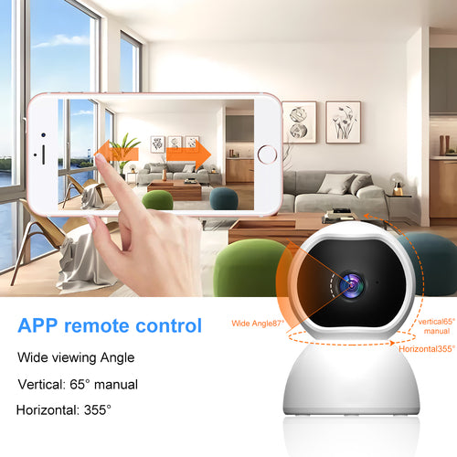 1080P HD Wireless Security Camera - Indoor WiFi IP Camera with Night Vision