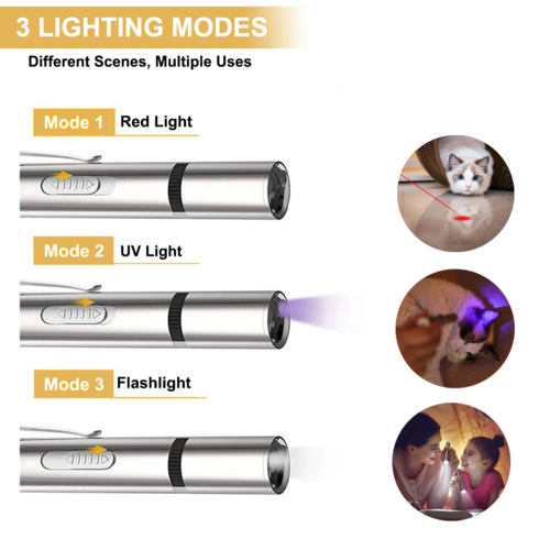 LED Laser Pointer for Cats - Interactive Pet Training & Exercise Toy