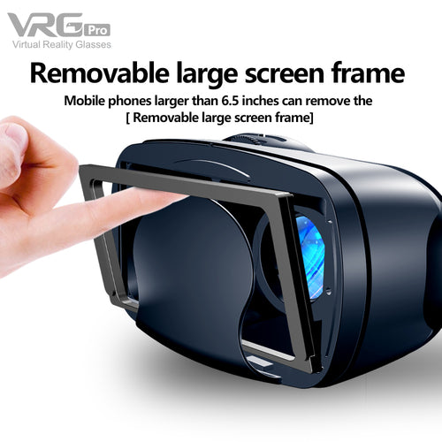 Budget 3D VR Headset - Large Screen Virtual Reality Glasses for Smartphones