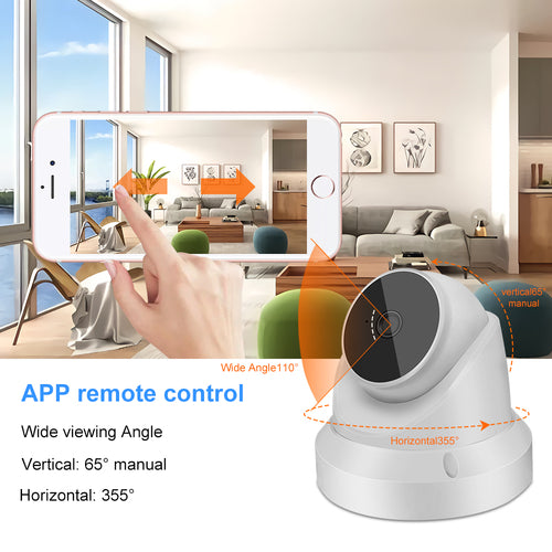 WiFi Baby Monitor Camera - HD Security Camera with Night Vision & Two-Way Audio