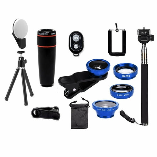 11-in-1 Smartphone Camera Lens Kit - Professional Phone Photography Set