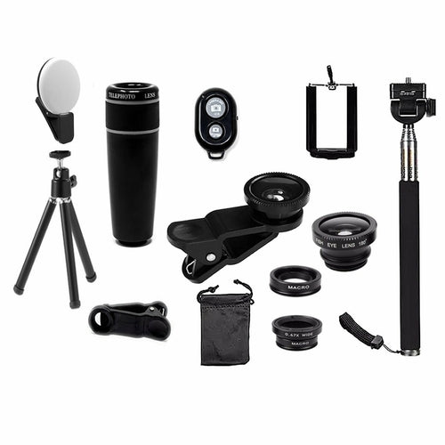 11-in-1 Smartphone Camera Lens Kit - Professional Phone Photography Set