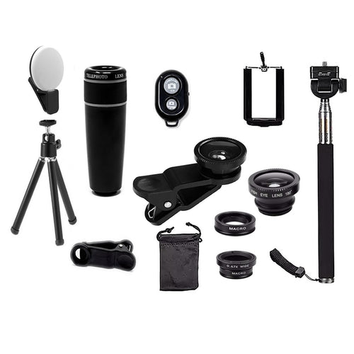 11-in-1 Smartphone Camera Lens Kit - Professional Phone Photography Set