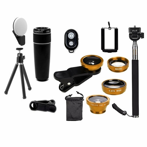 11-in-1 Smartphone Camera Lens Kit - Professional Phone Photography Set