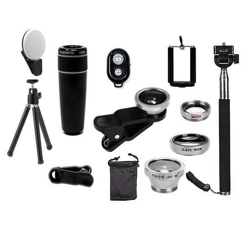 11-in-1 Smartphone Camera Lens Kit - Professional Phone Photography Set