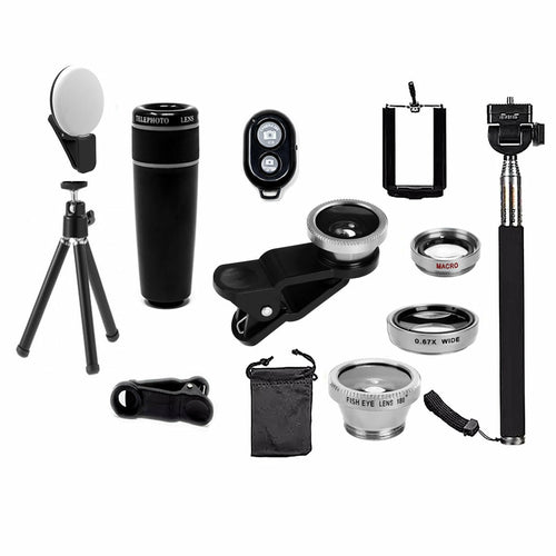11-in-1 Smartphone Camera Lens Kit - Professional Phone Photography Set