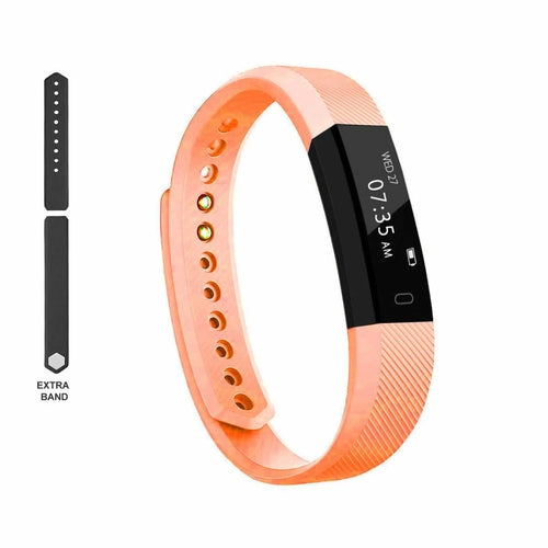 SmartFit Slim Activity Tracker - Fitness Watch with Heart Rate Monitor & Extra Strap